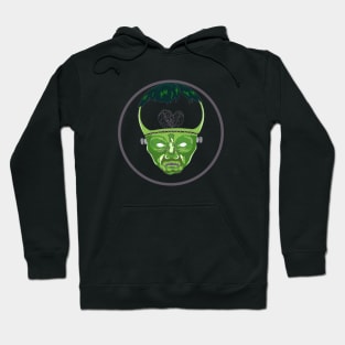 Frankenstein Head Profile Halloween Hoodie